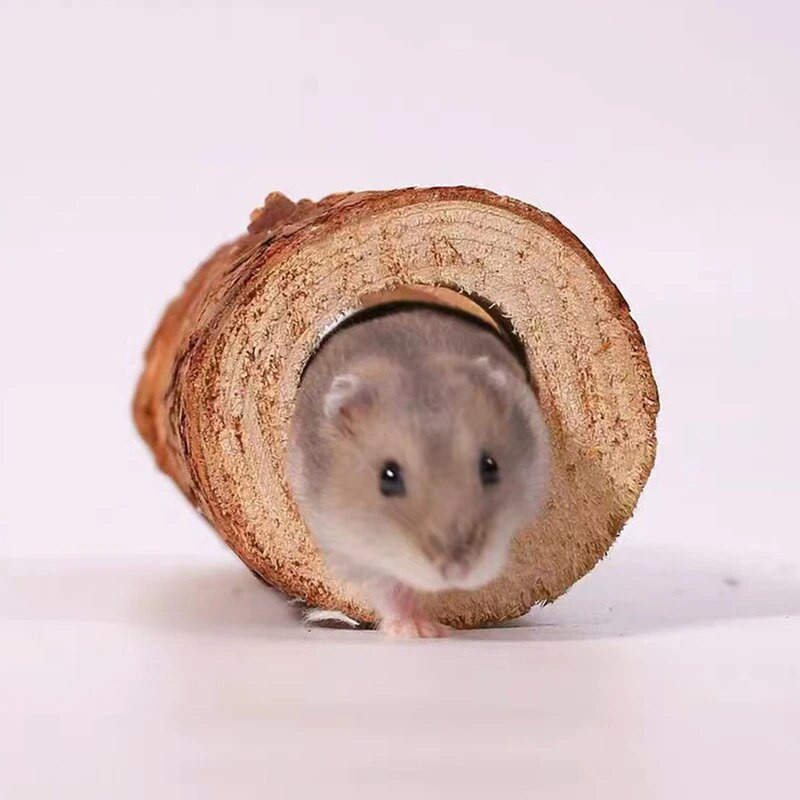 Prirodni drveni tuneli za hrčke, tuneli, tuneli, tuneli, igračke za kutnjake, otporne na ugrize, za kućne mačke, pse, dodatke