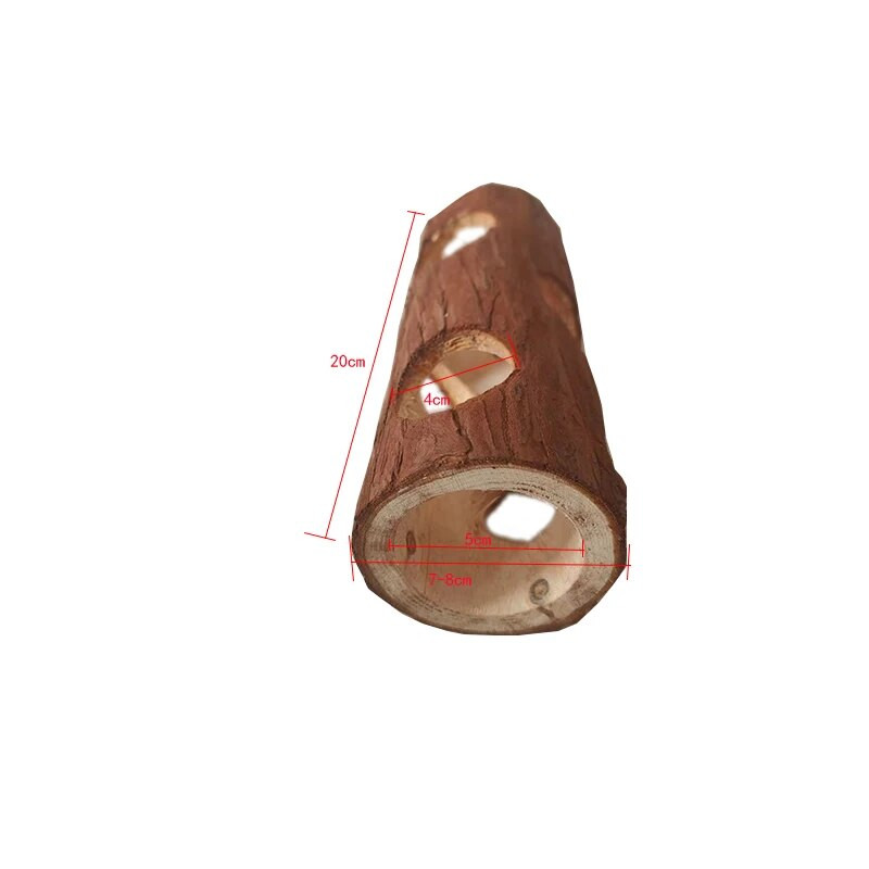 Prirodni drveni tuneli za hrčke, tuneli, tuneli, tuneli, igračke za kutnjake, otporne na ugrize, za kućne mačke, pse, dodatke