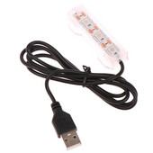 Akvariumo lempa, plastikinė mažų akvariumo augalų šviesa USB LED stalinis žuvų bako lempa Akvariumo kraštovaizdžio dekoratyvinės lempos priedas