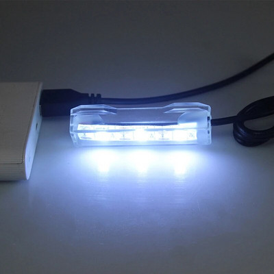 Akvariumo lempa, plastikinė mažų akvariumo augalų šviesa USB LED stalinis žuvų bako lempa Akvariumo kraštovaizdžio dekoratyvinės lempos priedas