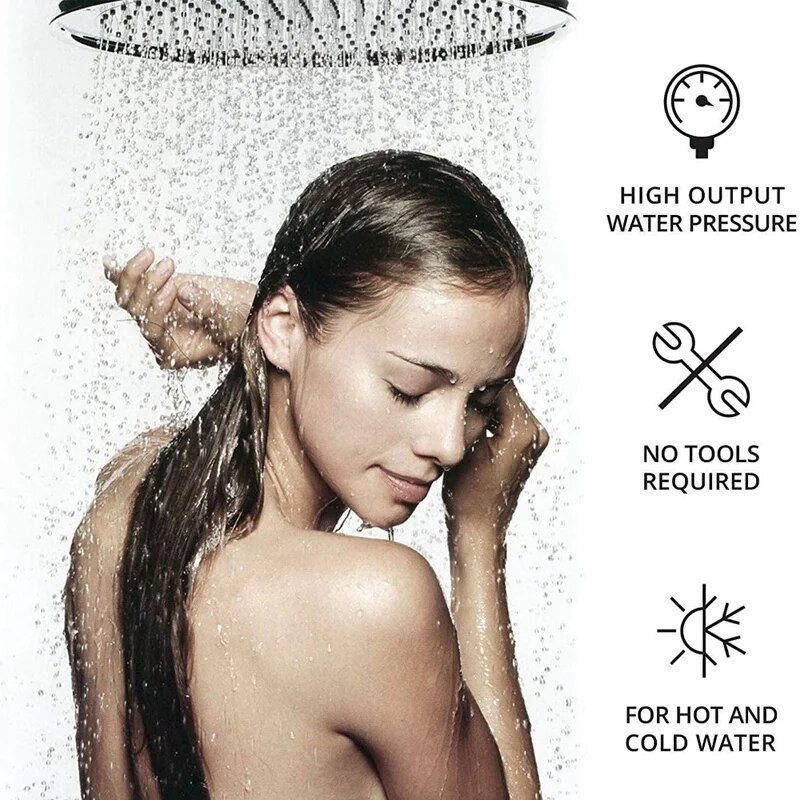 Φίλτρο ντους υψηλής απόδοσης 12 σταδίων για την αφαίρεση χλωρίου και φθορίου για σταθερή ροή νερού σκληρού νερού