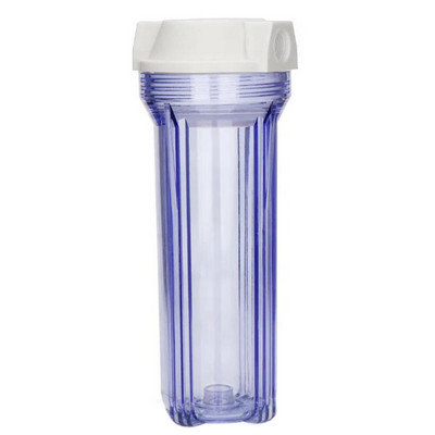 10 colių pirminio filtro vandens filtro butelis, sprogimui atsparus butelis, vandens filtro dalių jungtis G1/2 colių sąsajos filtro korpusas