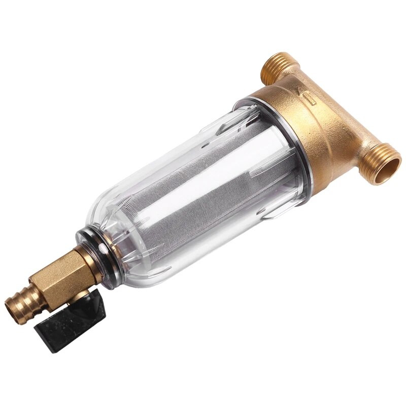 4 padalintos burnos vandens filtrai priekinis valytuvas vario švino pirminis filtras atgalinis plovimas Pašalinkite rūdžių teršalų nuosėdų vamzdį