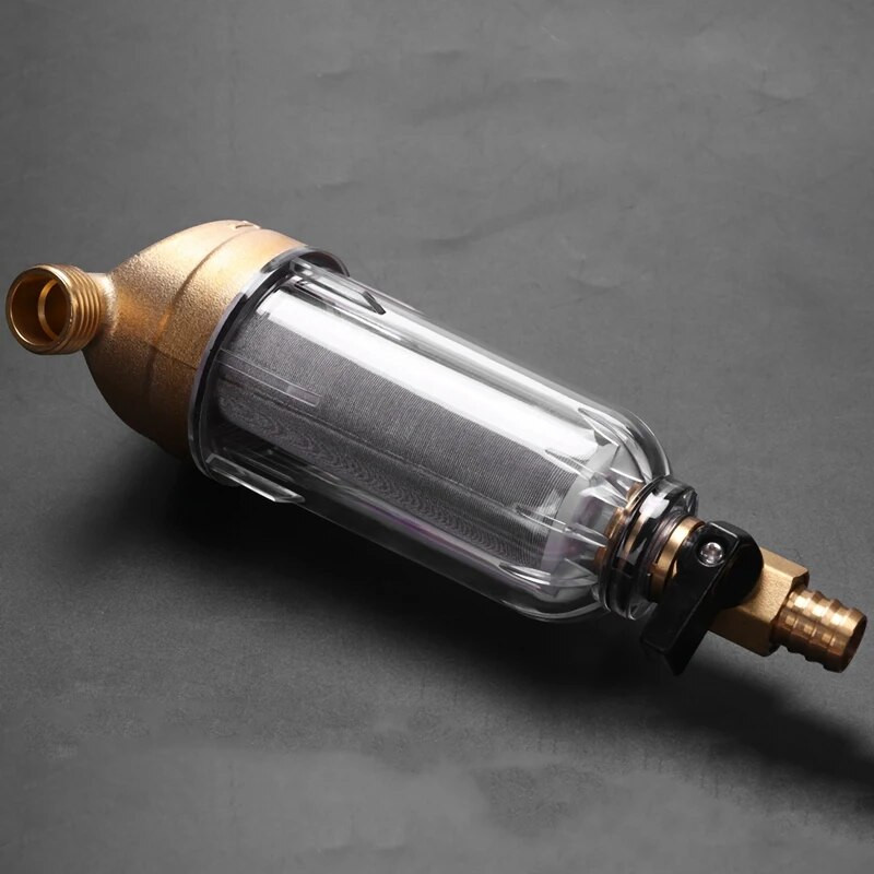 4 padalintos burnos vandens filtrai priekinis valytuvas vario švino pirminis filtras atgalinis plovimas Pašalinkite rūdžių teršalų nuosėdų vamzdį