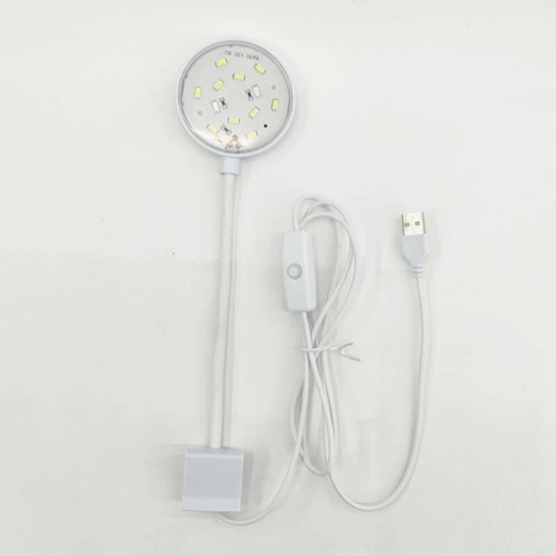 LED stezaljka za akvarij Fleksibilna od 360 stupnjeva za podešavanje rasvjete Osvjetljava akvarijume bez zračenja Široka stezaljka