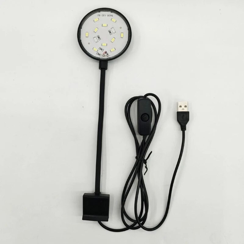 LED stezaljka za akvarij Fleksibilna od 360 stupnjeva za podešavanje rasvjete Osvjetljava akvarijume bez zračenja Široka stezaljka