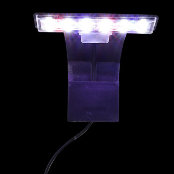 Φώτα ενυδρείου USB LED Φωτιστικά φυτών Grow Fish Tank Waterproof Clip On Lamp