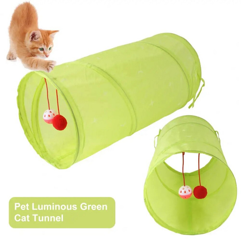 Cat Tunnel Pet Kitten Tunnel House Pet Tube Toy Ugodna mačja tune igračka
