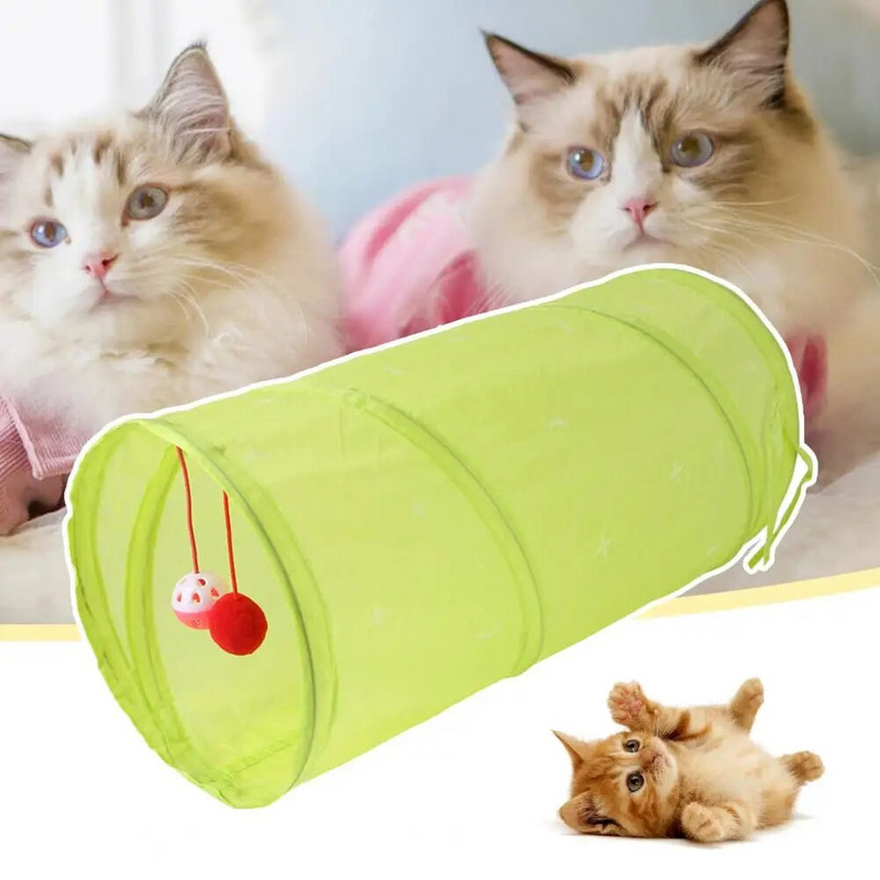Cat Tunnel Pet Kitten Tunnel House Pet Tube Toy Ugodna mačja tune igračka