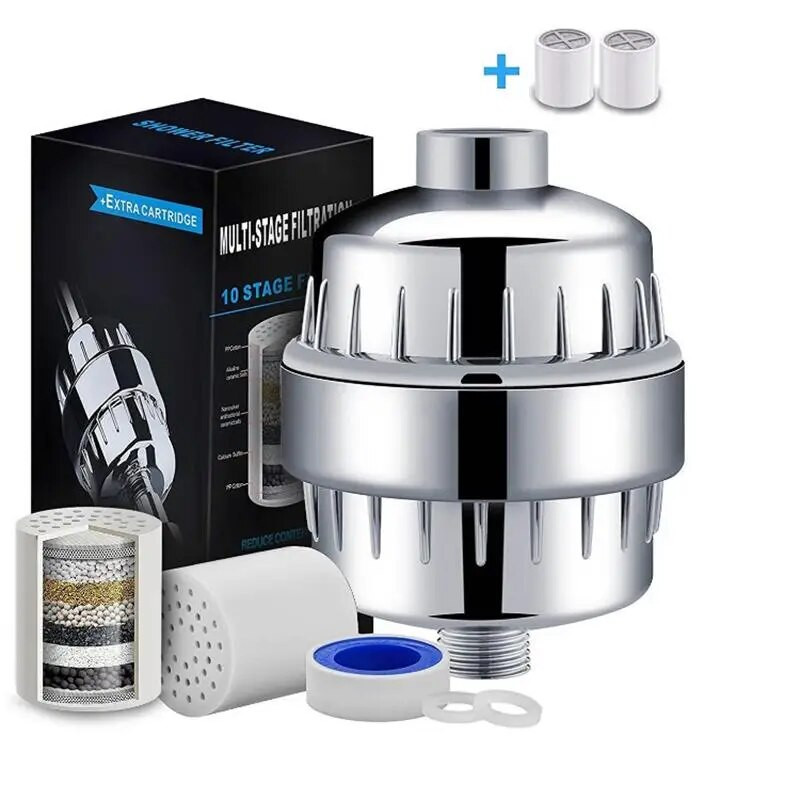 Vonios kambarys Dušo filtras Maudymosi vandens filtras Valytuvas Vandens valymas Sveikatos minkštiklis Chloro šalinimas