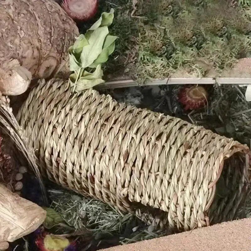 Kāmja tuneļa rotaļlieta, dabiskas zāles tunelis Kāmja plaša ligzda iekštelpu mājdzīvnieku slēptuves būda mazo dzīvnieku aktivitāšu centrs holandiešiem