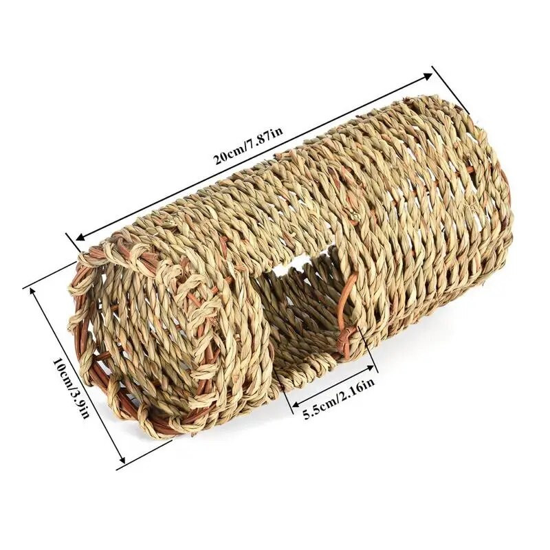 Kāmja tuneļa rotaļlieta, dabiskas zāles tunelis Kāmja plaša ligzda iekštelpu mājdzīvnieku slēptuves būda mazo dzīvnieku aktivitāšu centrs holandiešiem