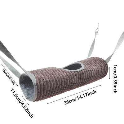 Αιώρα για αρουραίους Διπλό χοντρό βελούδινο ζεστό κρεβάτι για φωλιά σπιτιού χάμστερ Υπνόσακος κρεμαστά κρεβάτια δέντρων Κλουβί με ινδικό χοιρίδιο με χάμστερ