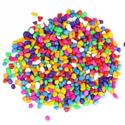 50g Natūralus akvariumo papuošimas Akmens spalvos Akmeninis akmenukas žuvų rezervuarui Jūros mėlynas stiklas smėlio akmuo 0rnaments