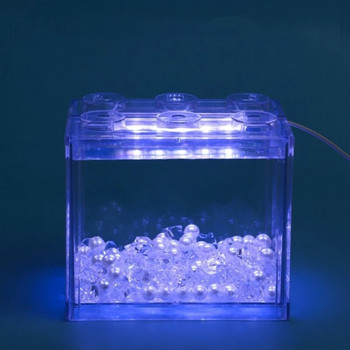 Модернизирани USB LED светлинни ленти Гъвкави USB светлинни ленти за аквариуми за Betta Fish Tank Осветява вашите Betta Fish Tanks L9BE