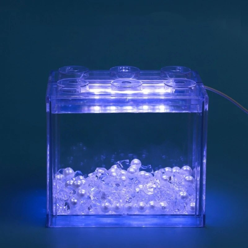 Unaprijeđene USB LED svjetlosne trake Fleksibilne USB svjetlosne trake za akvarije za Betta Fish Tank Osvjetljava vaše Betta Fish Akvare L9BE