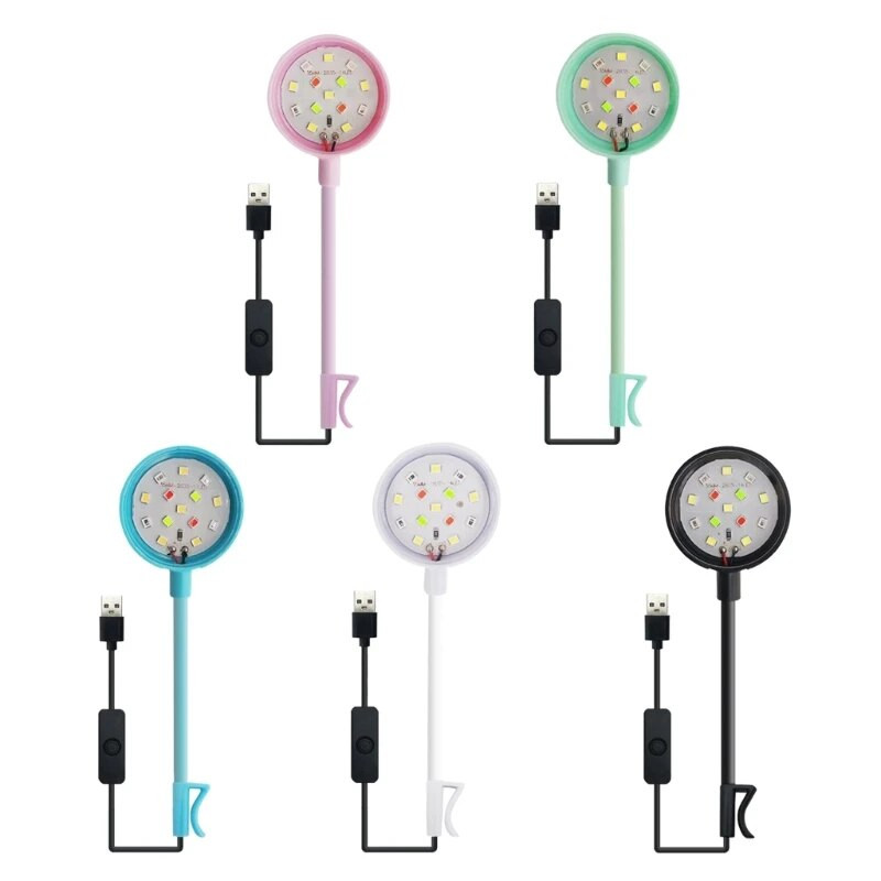 Lămpi cu led pentru acvariu pentru acvariu, cu clemă, cu led, lumini mici, pentru acvariu, pentru acvariu, de apă dulce, pentru peisaj, rezistente la apă