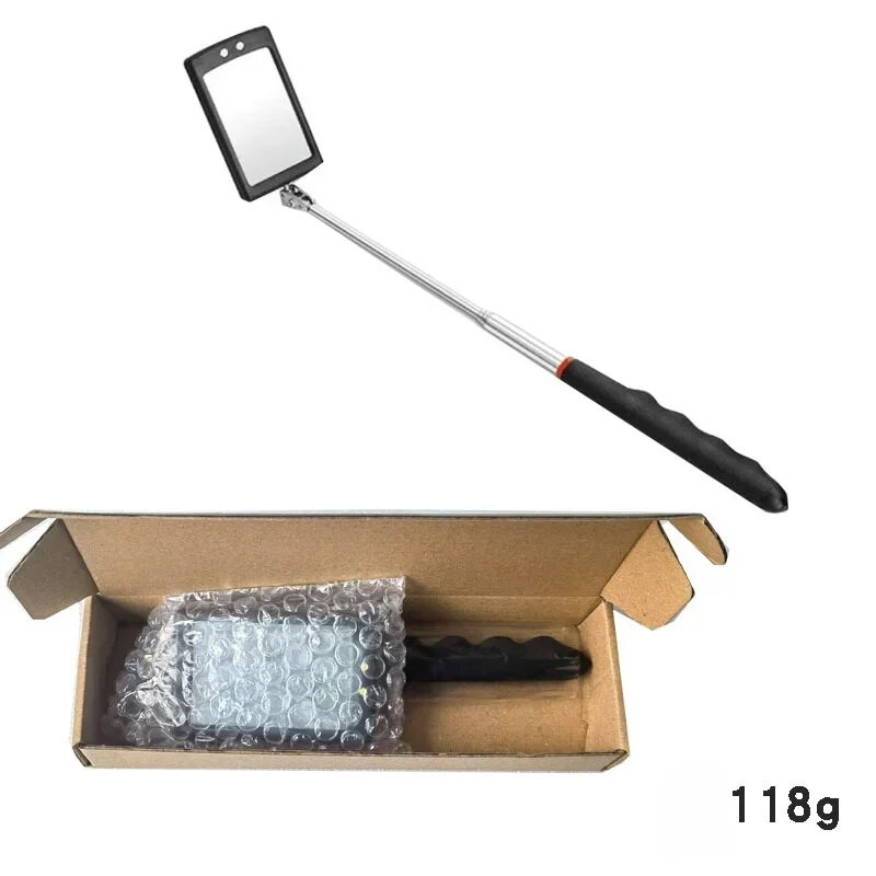 Állítható szögű autós látótoll autóipari teleszkópos érzékelő lencse teleszkópos ellenőrző tükör, rugalmasan meghosszabbítható fénnyel