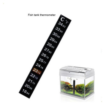 5 бр. Термометър за аквариумни аквариуми Стикер за температура Аксесоари за аквариум Цифрови двойни мащаби Залепващи висококачествени издръжливи