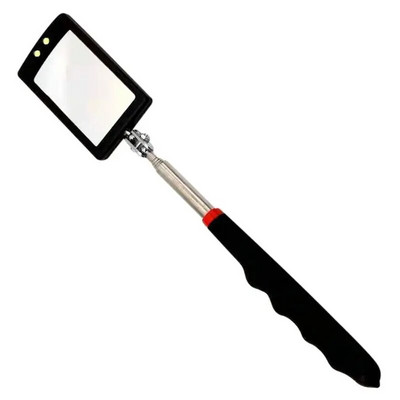 Magnetic Telescoping Pick-up Tool Round And Square 360 Swivel Adjustable Inspection Mirror Telescoping Flexible LED Magnetic