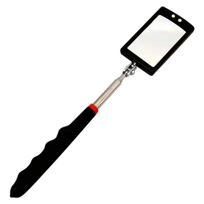 Magnetinis teleskopinis rinktuvo įrankis apvalus ir kvadratinis 360 pasukamas reguliuojamas tikrinimo veidrodis teleskopinis lankstus LED magnetinis