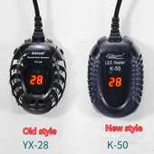 Mazo zivju tvertnes mini sildītājs zema ūdens līmeņa bruņurupuču tvertnes LED digitālā displeja sildītājs automātiska temperatūras sprādziendroša apkure