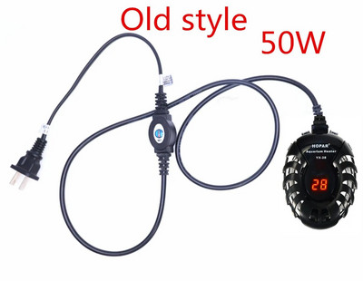 Mazo zivju tvertnes mini sildītājs zema ūdens līmeņa bruņurupuču tvertnes LED digitālā displeja sildītājs automātiska temperatūras sprādziendroša apkure