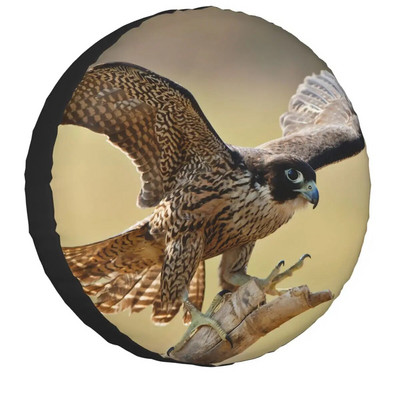„Peregrine Falcon Birds“ atsarginio rato dangtis, universalus, tinka „Jeep Mitsubishi 4WD SUV Custom Tire Protector“ automobiliui, colio