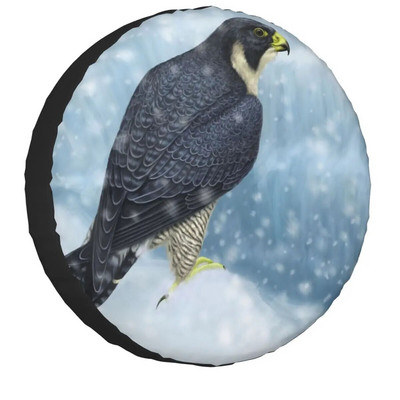 Peregrine Falcon Birds Navlaka za rezervni kotač Univerzalna prikladna za Jeep Mitsubishi 4WD SUV Prilagođena zaštita za gume automobilskih inča