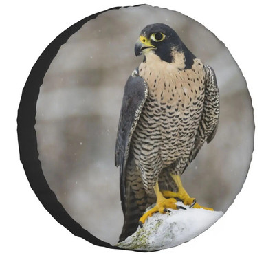 Peregrine Falcon Birds Navlaka za rezervni kotač Univerzalna prikladna za Jeep Mitsubishi 4WD SUV Prilagođena zaštita za gume automobilskih inča