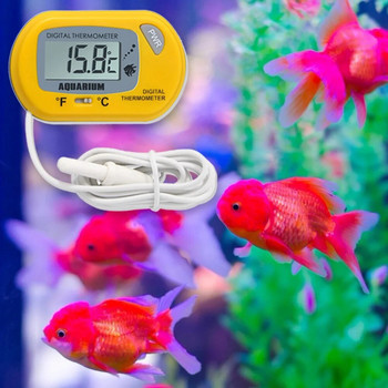 Δεξαμενή ψαριών Ψηφιακό Θερμόμετρο Ενυδρείου Βεντούζα Θερμοκρασίας Ενυδρείου Μετρητής νερού υψηλής ακρίβειας Ενυδρείο προμήθειες για κατοικίδια