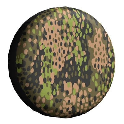 Woodland Camo tartalék gumiabroncs védőtok Jeep Military Army terepszínű autó kerékvédőhöz Tartozékok 14" 15" 16" 17"