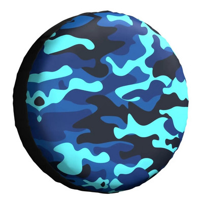 Woodland Camo tartalék gumiabroncs védőtok Jeep Military Army terepszínű autó kerékvédőhöz Tartozékok 14" 15" 16" 17"