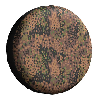 Woodland Camo tartalék gumiabroncs védőtok Jeep Military Army terepszínű autó kerékvédőhöz Tartozékok 14" 15" 16" 17"