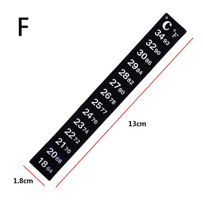 Akvārija termometrs zivju tvertnes iegremdējamā stikla termometra piederumi ūdens temperatūras mērīšanai, ūdensizturīgs piesūceknis