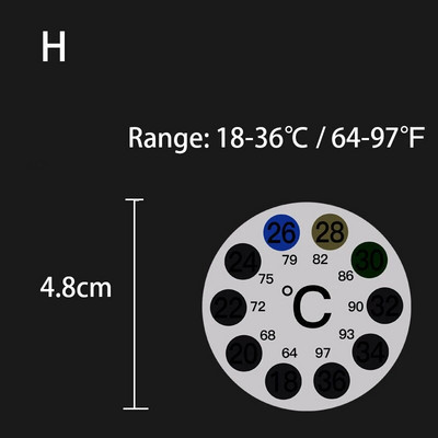 Akvārija termometrs zivju tvertnes iegremdējamā stikla termometra piederumi ūdens temperatūras mērīšanai, ūdensizturīgs piesūceknis