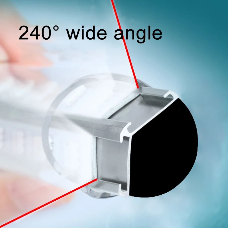 Akvaariumi valgusti LED lainurkne veekindel akvaariumilamp suure heledusega RGB akvaariumi dekoratiivvalgusti taimekasvatus 60–70 cm