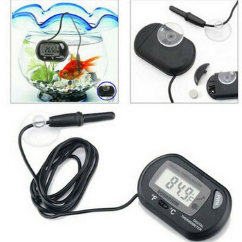 1/2/3PCS Ηλεκτρονικό θερμόμετρο Μίνι Εργαλεία μέτρησης θερμοκρασίας Υποβρύχια Δεξαμενή Ψαριών Οθόνη LCD ακριβείας για ενυδρείο