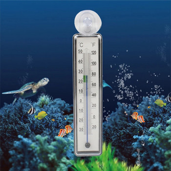 Термометър за резервоар за вода за аквариум с вендуза Измервател на температурата за аквариум Измервател на температурата на водата Инструменти за измерване на температурата