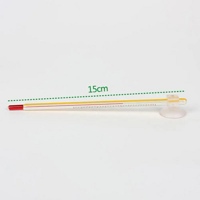 Akváriumi víztartály-hőmérő szívókoronggal, akvárium-hőmérséklet-mérő Vízhőmérséklet-mérő Hőmérséklet-mérő eszközök