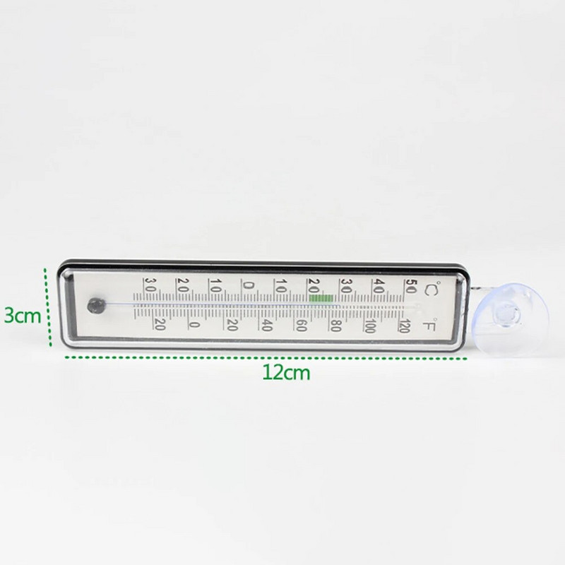 Akváriumi víztartály-hőmérő szívókoronggal, akvárium-hőmérséklet-mérő Vízhőmérséklet-mérő Hőmérséklet-mérő eszközök