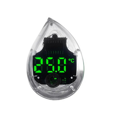 Μίνι Θερμόμετρο Ενυδρείου Fish Tank 0-99,9 °C Ηλεκτρονικό θερμόμετρο LED υψηλής ακρίβειας ψηφιακής οθόνης