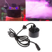 Mini Foggersi udumasin 12 LED-valgustusega veetiigi aia purskkaev Fogger siseruumides väljas purskkaevu udumasin