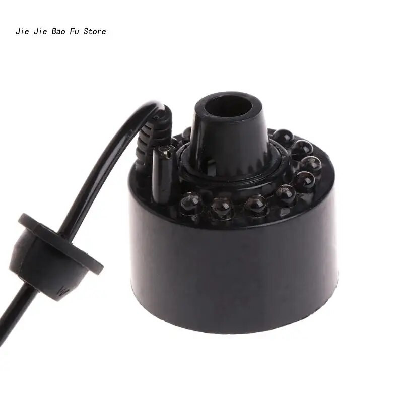 Mini Foggers miglas automāts ar 12 LED gaismām ūdens dīķa dārza strūklakas Fogger iekštelpu āra strūklakas miglas mašīna