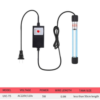 UV bakteritsiidne lamp kalapaak bakteritsiidse lambi steriliseerimislamp UV ultraviolettkiirguse desinfitseerimislamp vetikate eemaldamise desinfektsioonilamp