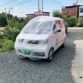 Διαφανές κάλυμμα αυτοκινήτου Κάλυμμα αυτοκινήτου γενικής χρήσης Αδιάβροχα καλύμματα αυτοκινήτου μίας χρήσης Αδιάβροχα καλύμματα αυτοκινήτου Μέγεθος M-XL Διαφανή πλαστικά καλύμματα αυτοκινήτου