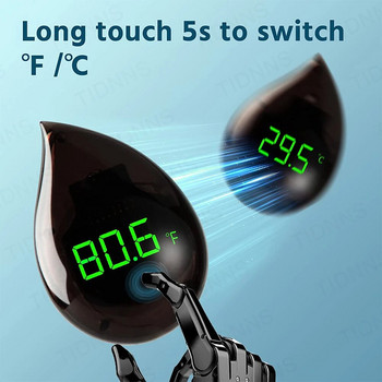 Νέο αυτοκόλλητο θερμόμετρο ενυδρείου LCD Ψηφιακά μίνι θερμόμετρα δεξαμενής ψαριών Δωρεάν εναλλαγή ℃/℉Μετρητής θερμοκρασίας0-90℃