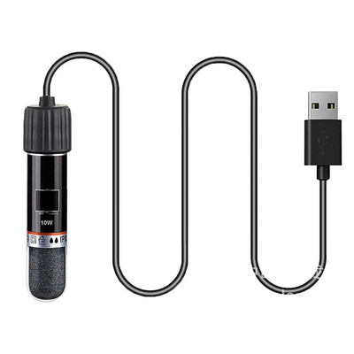 Miniakvaariumisoojendi, 26 °C konstantse temperatuuriga sukeldatud väikese paagi küttekeha temperatuurikontroller (USB-10W)