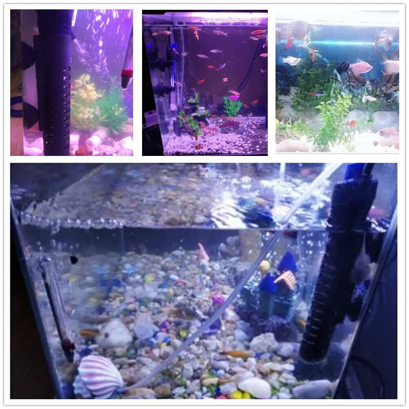 Zivju tvertnes apsildes stienis 20–34 C Regulējams akvārija iegremdējamās temperatūras termostats, pastāvīgs sildītāja stienis ES/ASV kontaktdakša