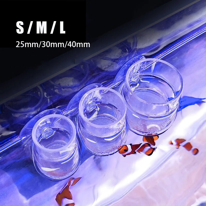 Clear Arcylic Aquarium Fish Feeder Anti-drift Shrimp Egg Fish Food Feeding Ring Betta Fish Tank Feeding Cup Αξεσουάρ ενυδρείου